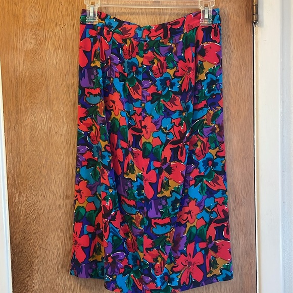 Nipon Boutique 2 Pc Set 100% Silk Fall Fabulous Sz 6 US - Picture 5 of 9